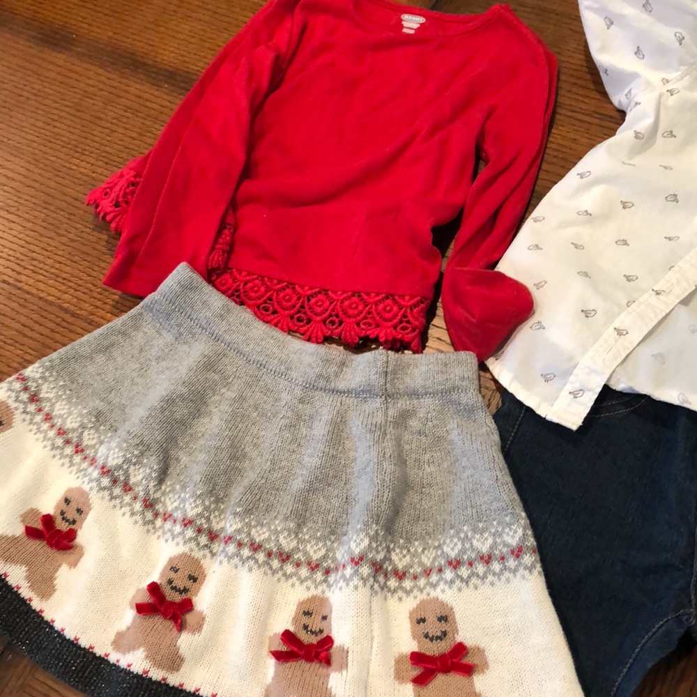 2T mix of outfits